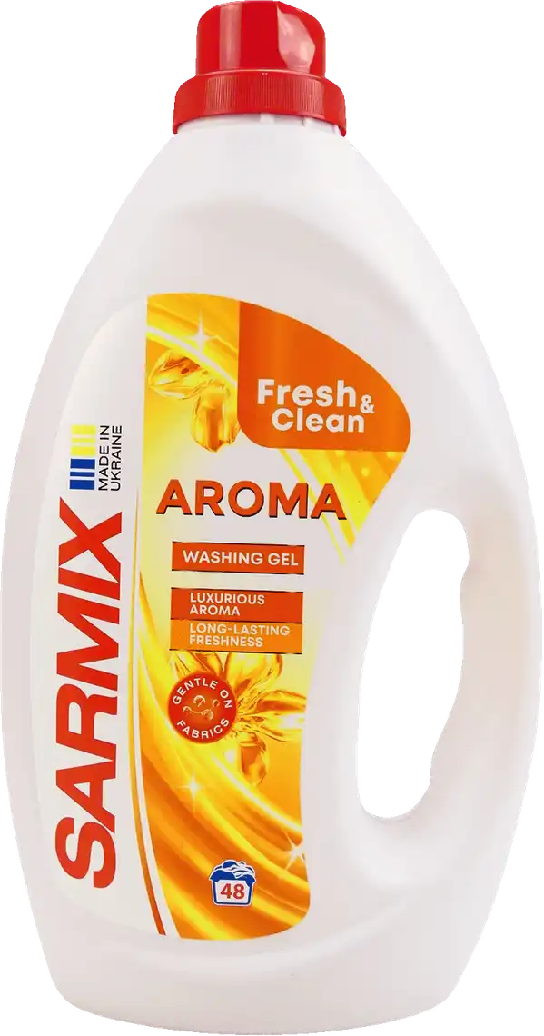 Фото 1 - Гель для прання Sarmix Aroma 1,9 л
