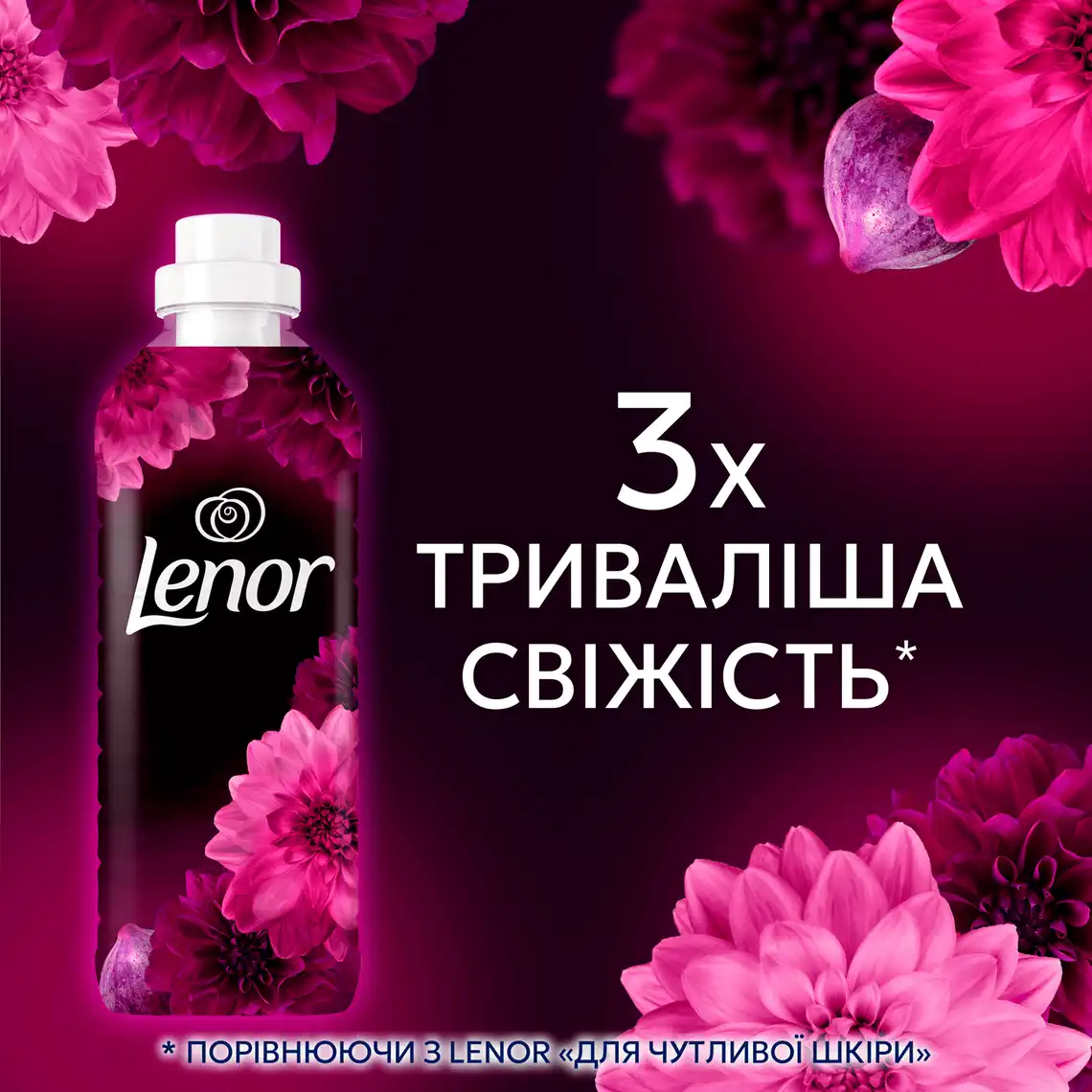 Фото 2 - Кондиціонер для білизни Lenor Діамантовий Інжир і Водний Лотос 1239 мл