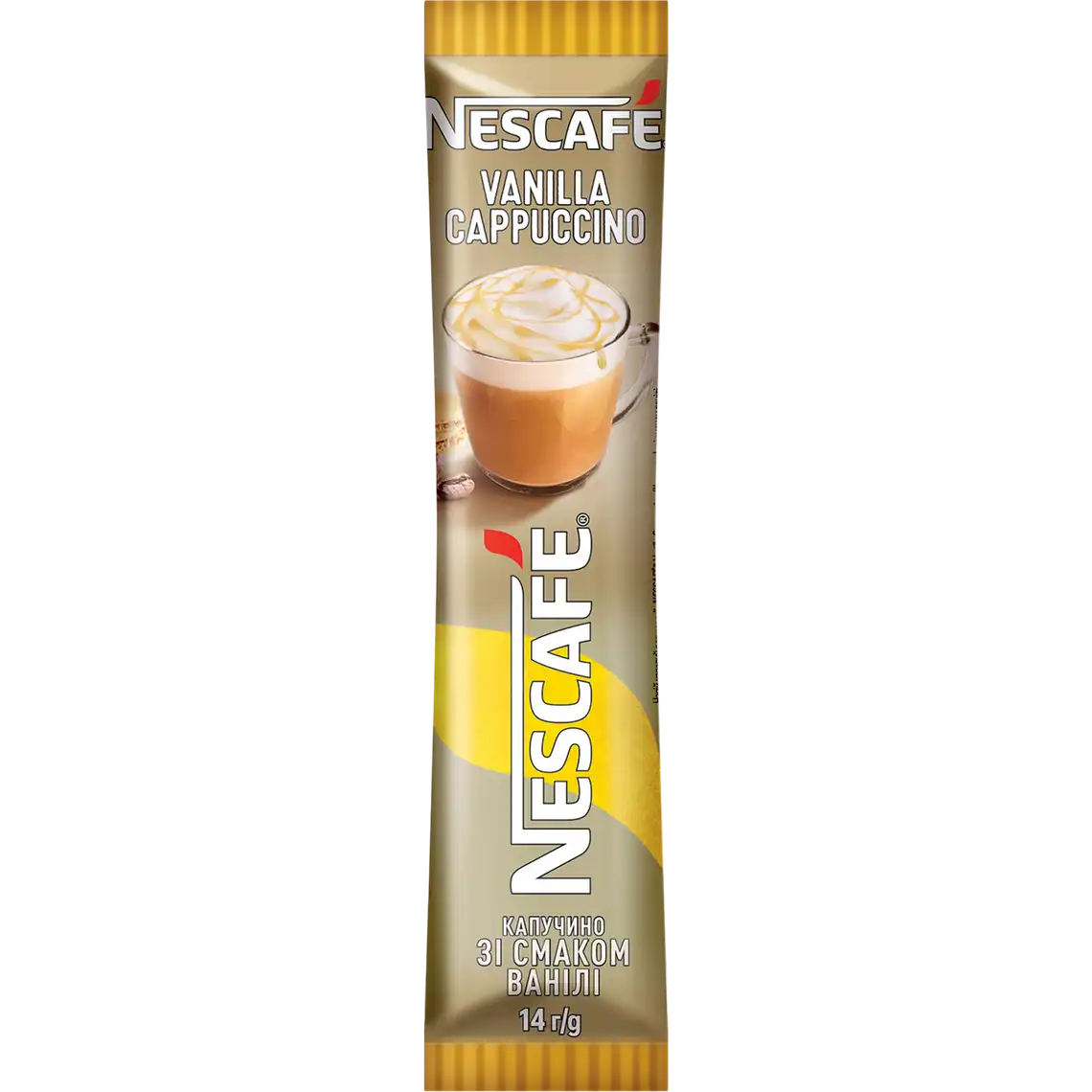 Фото 1 - Напій кавовий Nescafe Vanilla cappuccino 3в1 14 г