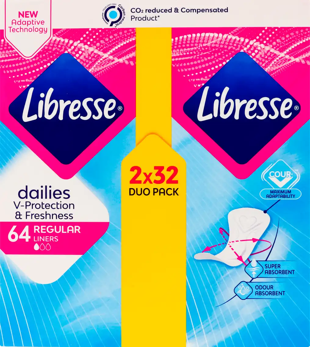 Фото 1 - Прокладки щоденні Libresse Dailies Fresh Regular 64 шт
