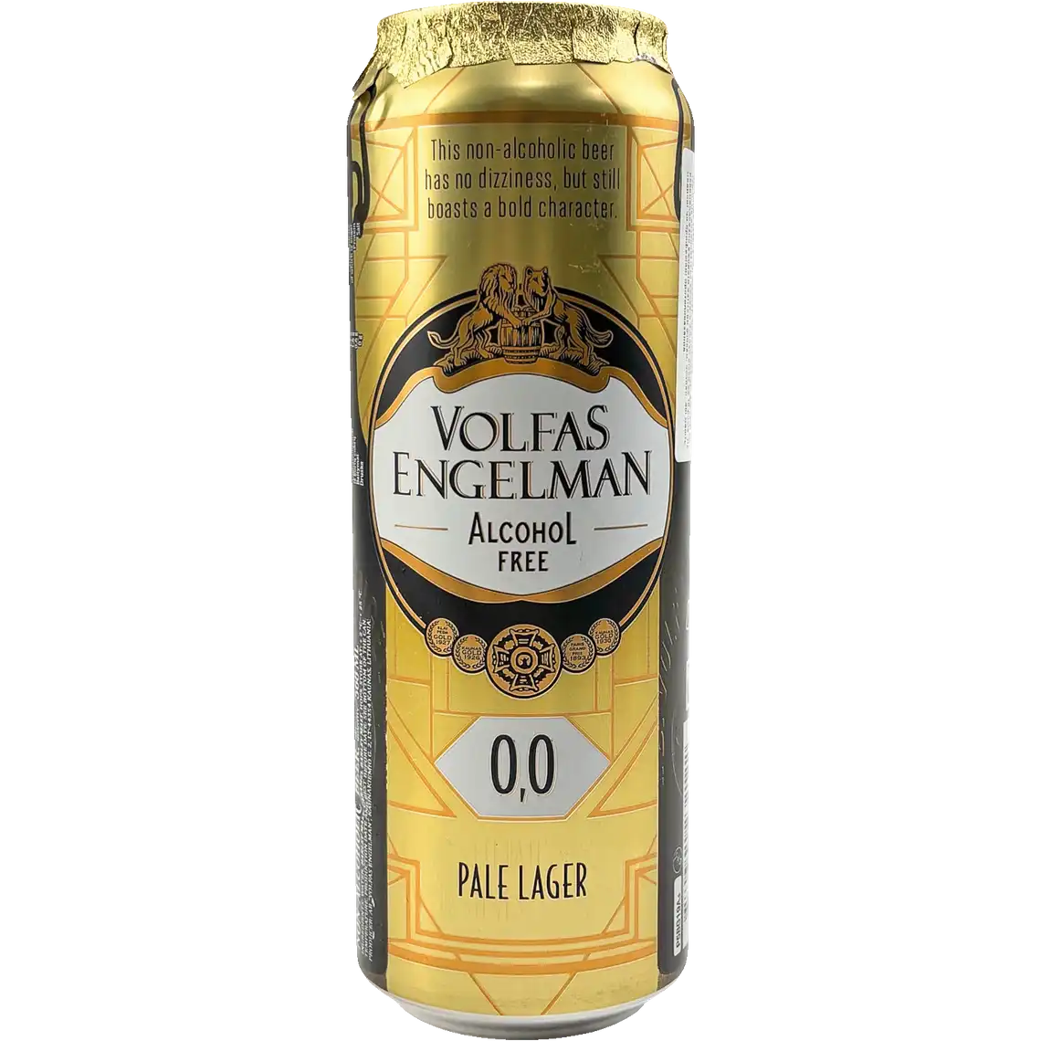 Фото 1 - Пиво Volfas Engelman Lager світле 0,568 л