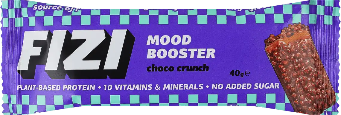 Фото 1 - Батончик Fizi Choco Crunch без цукру у шоколадній глазурі 40 г