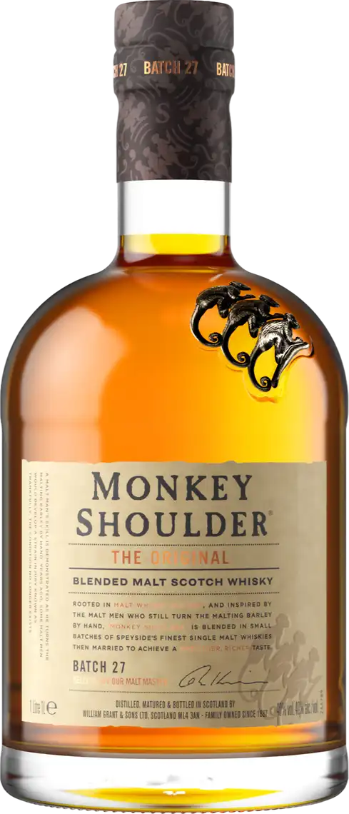 Фото 1 - Віскі Monkey Shoulder The Original 40% 1 л