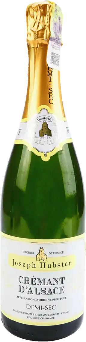 Фото 1 - Вино ігристе Joseph Hubster Cremant d'Alsace біле напівсухе 11.5% 0.75 л