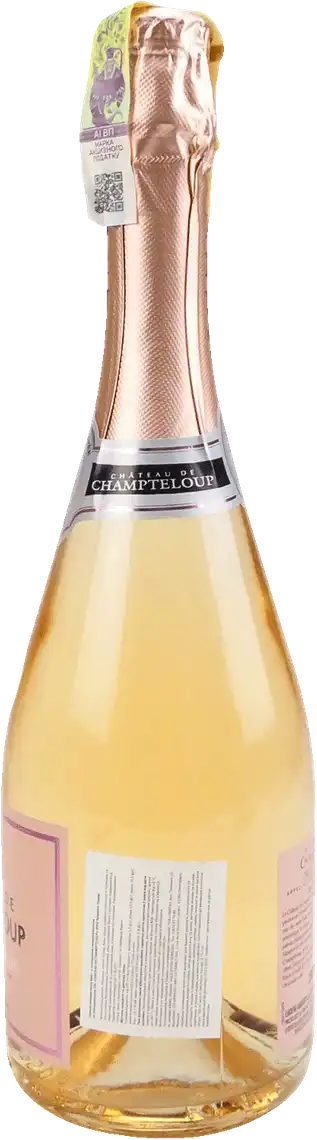Фото 2 - Вино ігристе Chateau de Champteloup Cremant de Loire рожеве брют 12.5% 0.75 л
