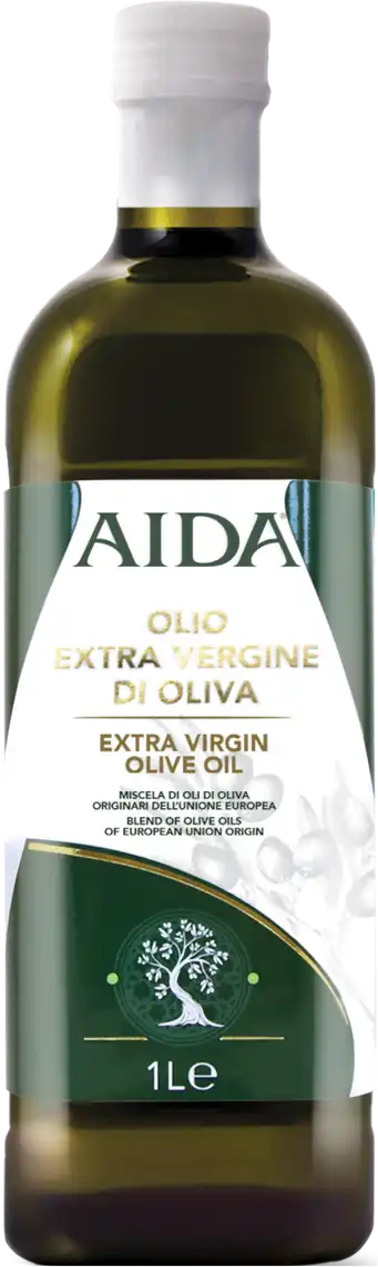 Фото 1 - Олія оливкова Aida Extra Virgin 1 л