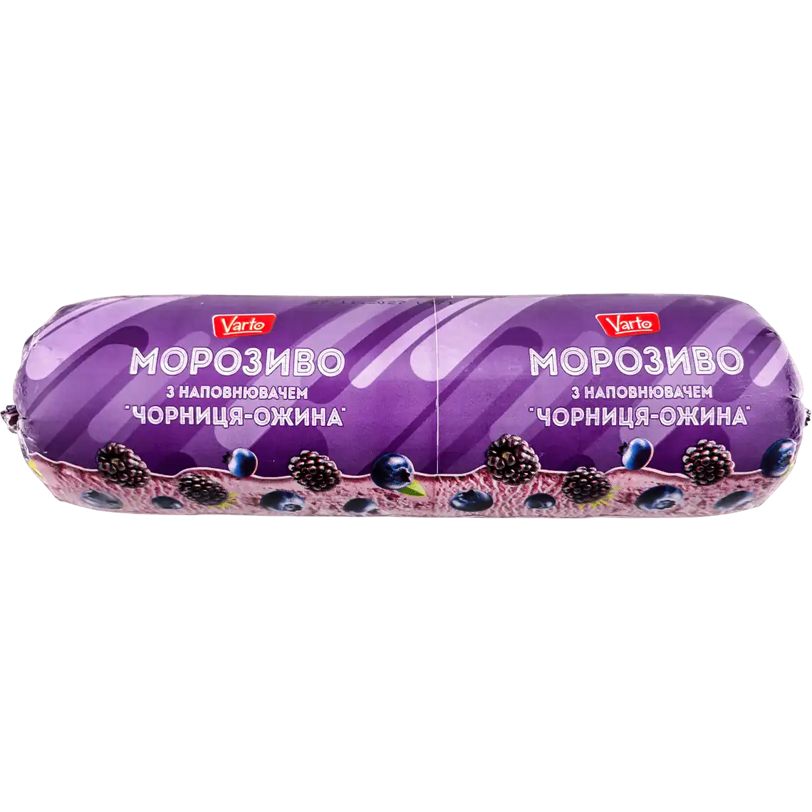 Фото 1 - Морозиво Varto з наповнювачем Чорниця та ожина 10% 500 г