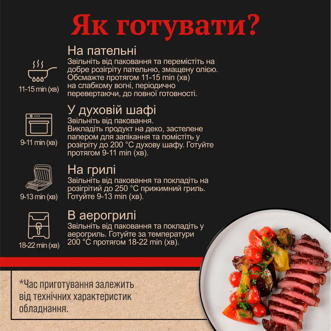 Фото 6 - Стейк Skott Smeat яловичий маринований охолоджений ~1,68 кг