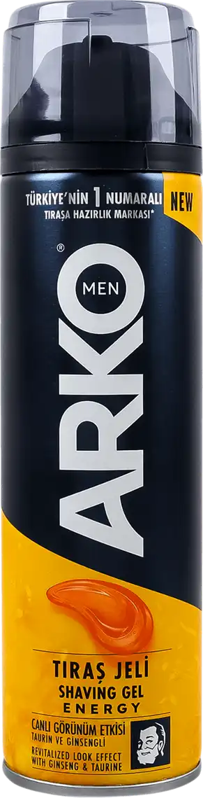 Фото 1 - Гель для гоління Arko Men Energy+ 200 мл