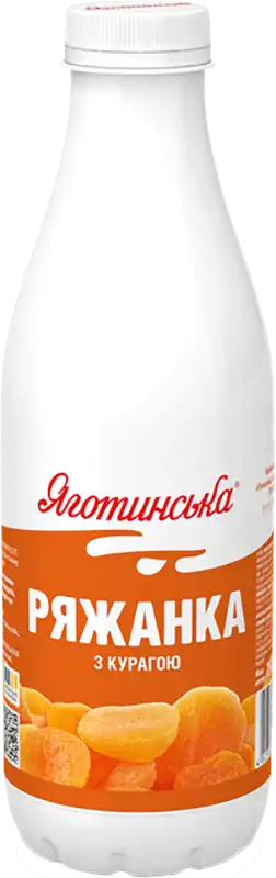 Фото 1 - Ряжанка Яготинське Курага 2.9% 750 г