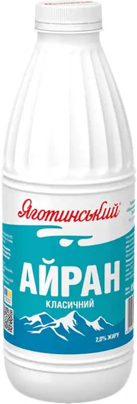 Фото 1 - Айран Яготинське класичний 2% 850 г