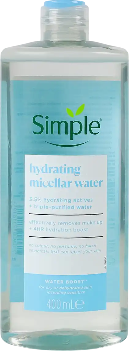 Фото 1 - Міцелярна вода Simple Water Boost 400 мл