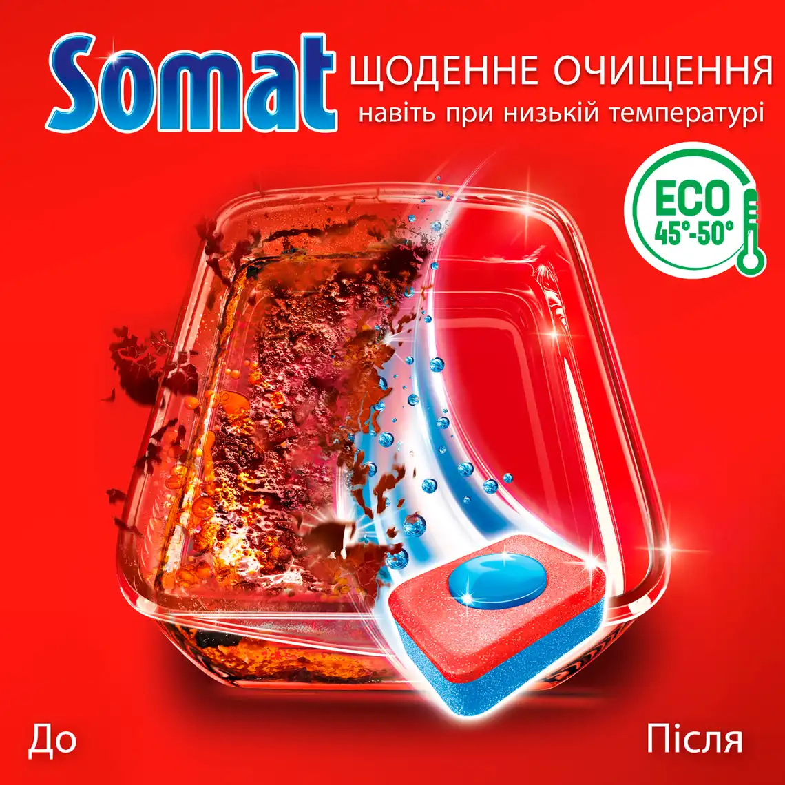 Фото 6 - Таблетки для посудомийної машини Somat Classic Duo 95+95 шт