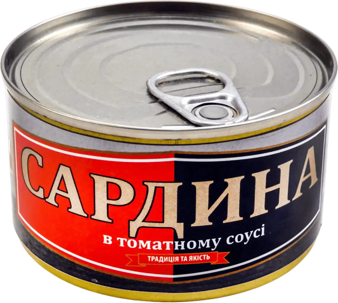 Фото 1 - Сардина Рибацька Артіль в томатному соусі 230 г