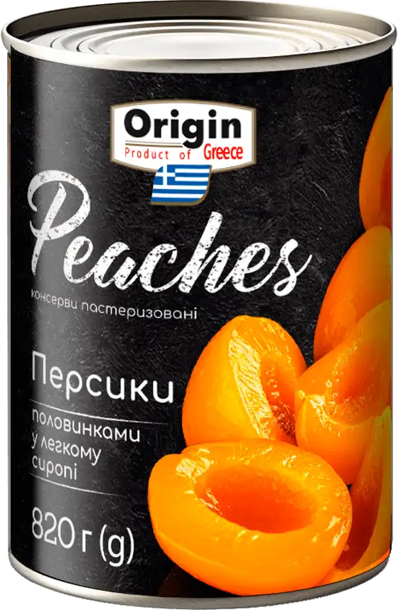 Фото 1 - Персик Origin консервований 820 г