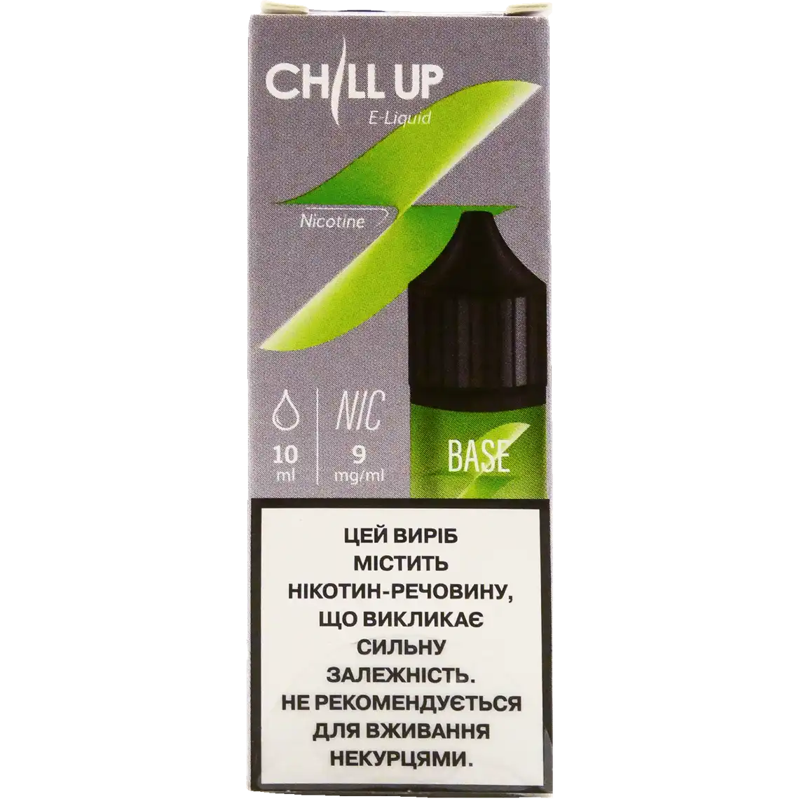 Фото 1 - Рідина для використання в електронних сигаретах Chill Up Base E-Liquid 9 mg