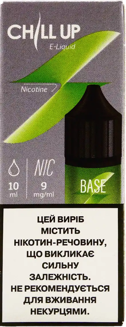 Фото 2 - Рідина для використання в електронних сигаретах Chill Up Base E-Liquid 9 mg