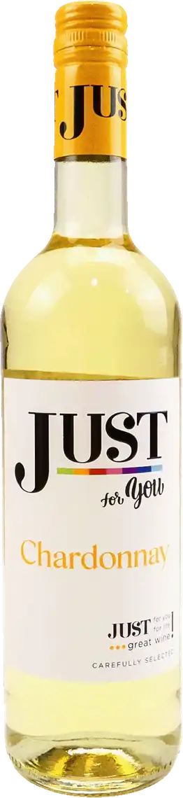Фото 1 - Вино Just Chardonnay біле сухе 11.5% 0.75 л