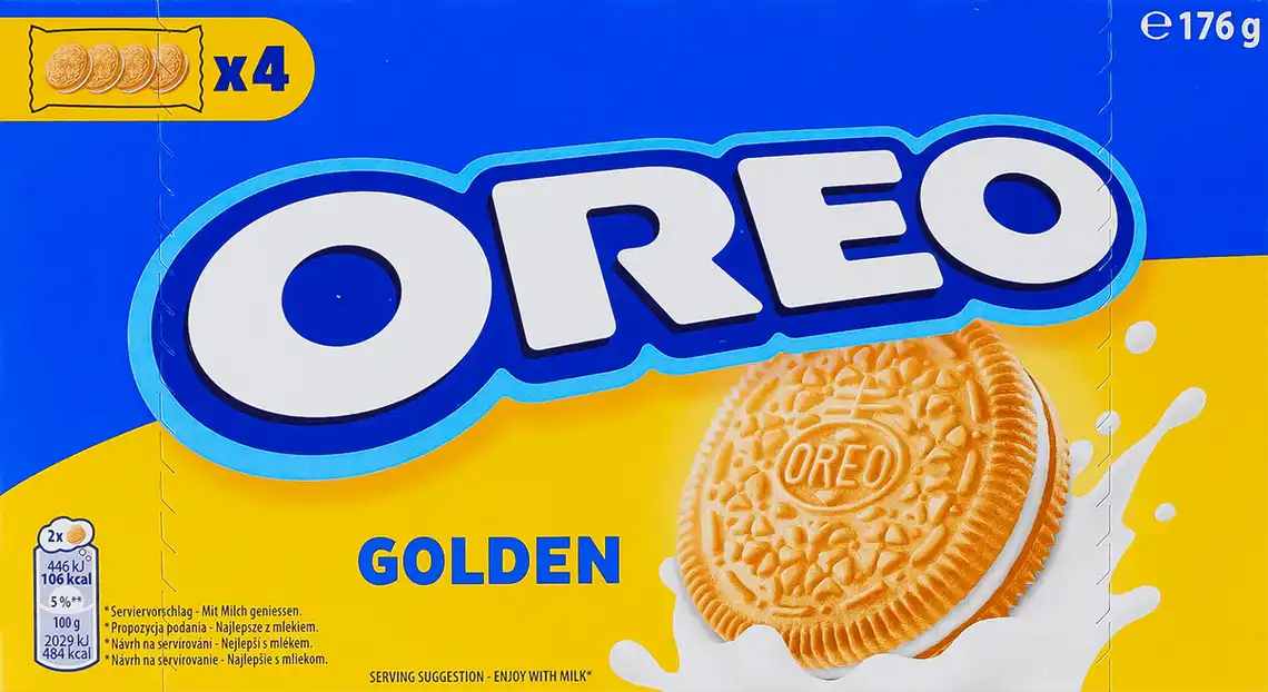 Фото 1 - Печиво Oreo з начинкою з ванільним смаком 176 г
