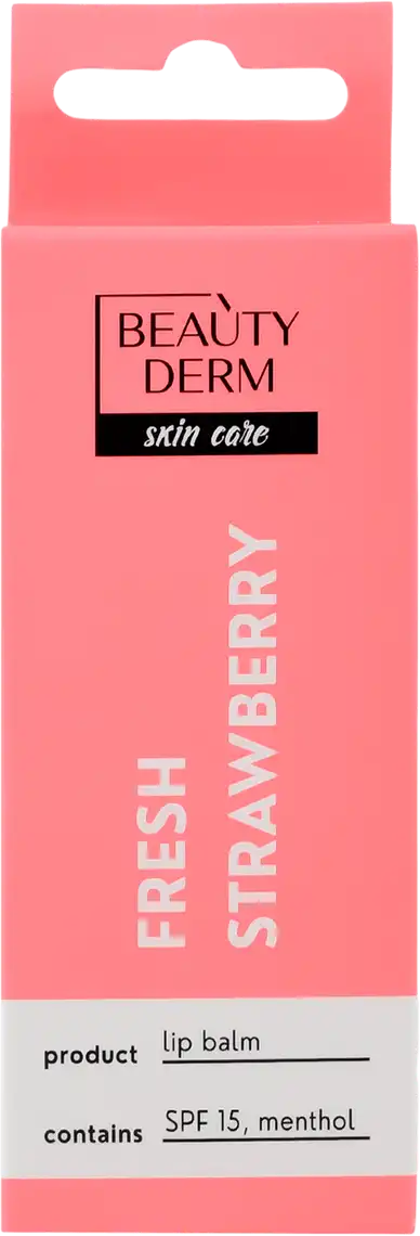 Фото 1 - Бальзам Beauty Derm Fresh Strawberry для губ 10 мл