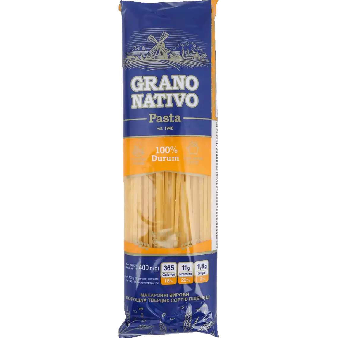 Фото 1 - Макаронні вироби Grano Nativo Локшина 400 г
