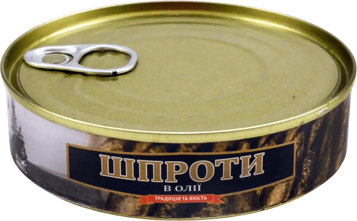 Фото 1 - Шпроти Рибацька Артіль в олії 150 г