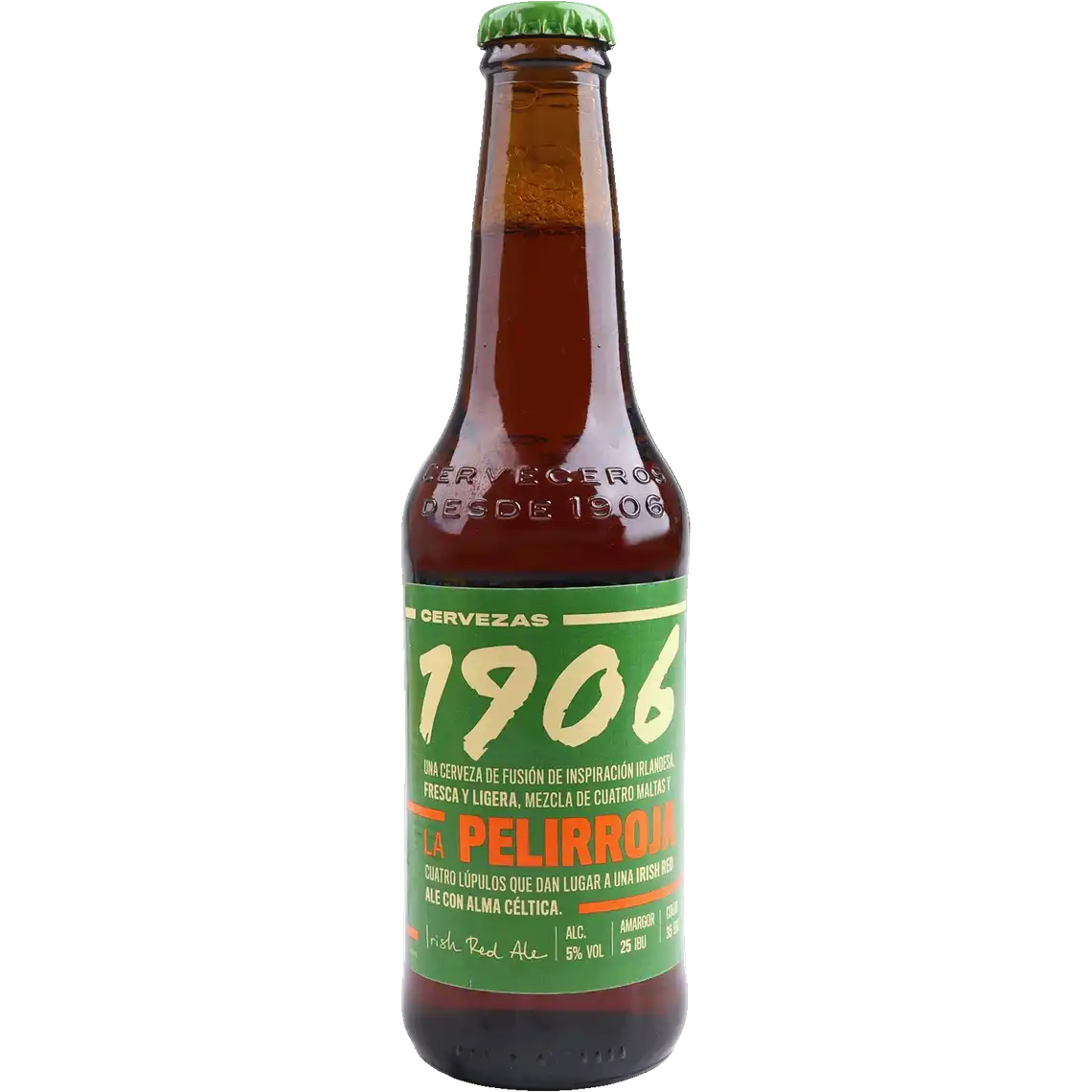 Фото 1 - Пиво Estrella Galicia 1906 Galicia Irish темне 330 мл