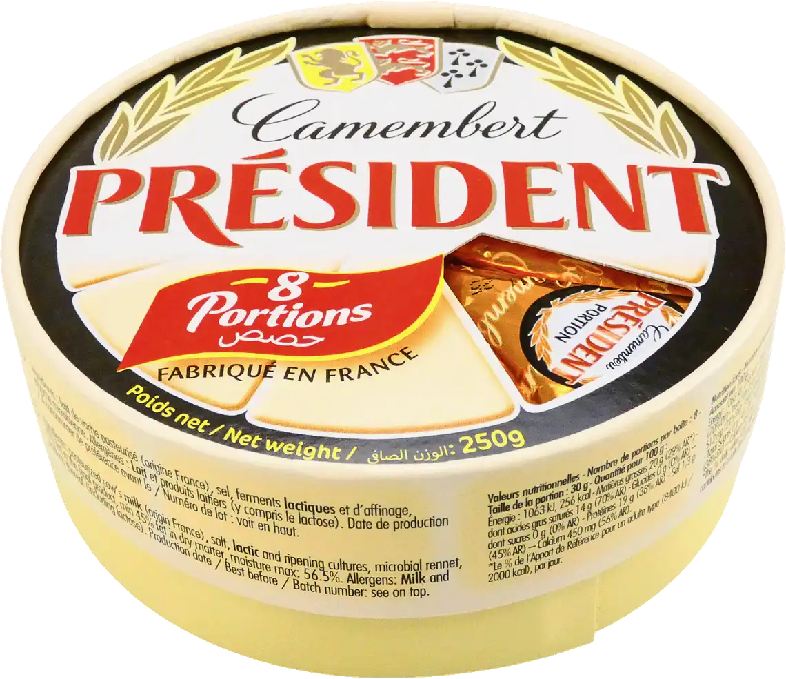 Фото 1 - Сир President Camembert 45% 250 г