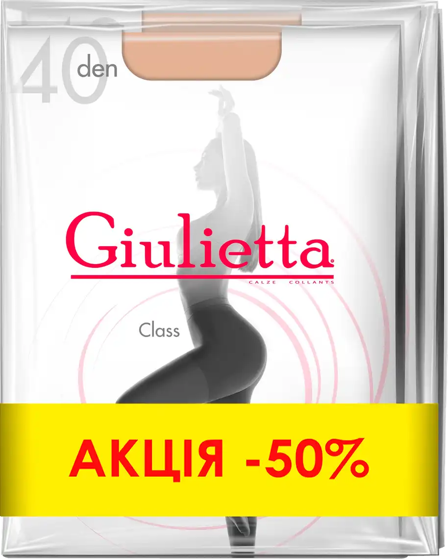Фото 1 - Колготи жіночі Giulietta CLASS 40 Daino 3 розмір набір 3 шт