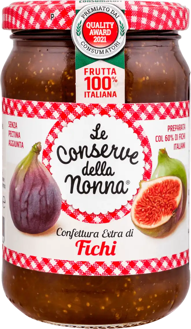 Фото 1 - Варення Le conserve della nonna з інжиру 350 г