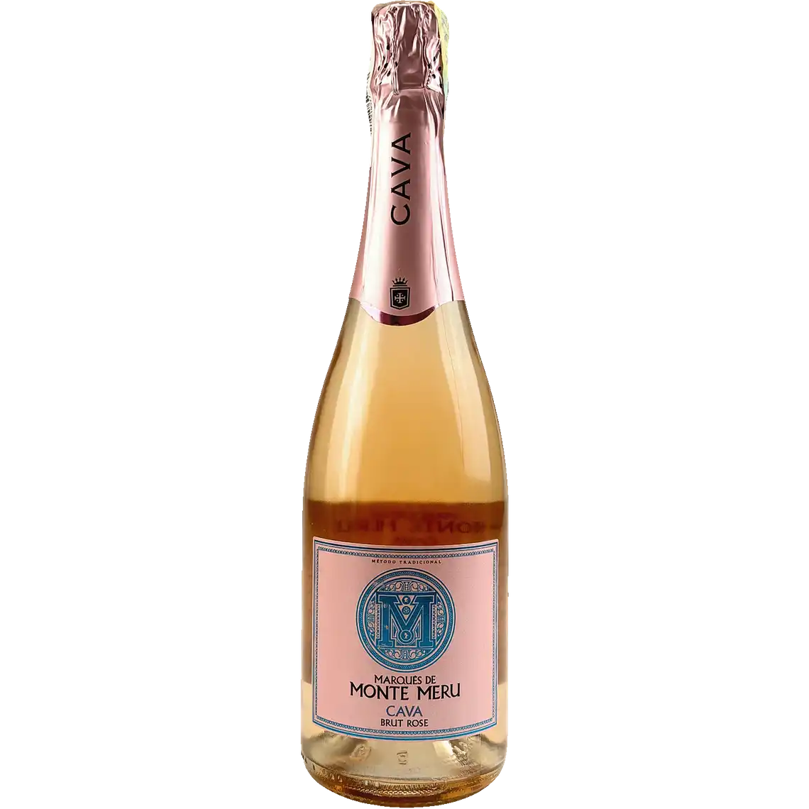 Фото 1 - Вино ігристе Marques de Monte Meru Cava рожеве брют 11% 0.75 л