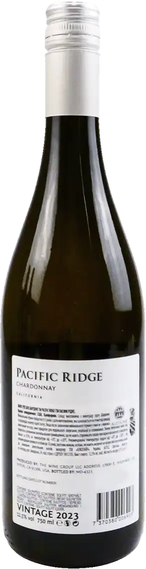 Фото 2 - Вино Pacific Ridge Chardonnay біле сухе 12% 0.75 л