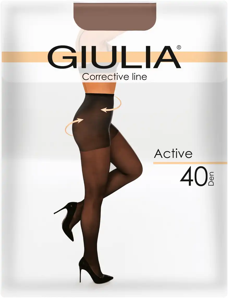 Фото 1 - Колготи Giulia Active 40 Den 5 р fumo