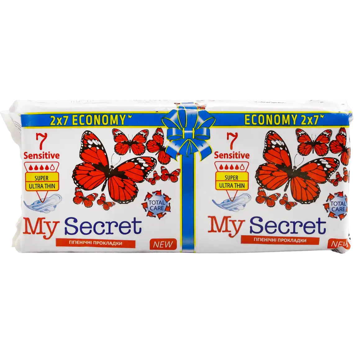 Фото 1 - Прокладки My Secret Sensitive Super Ultra Thin Duo 14 шт