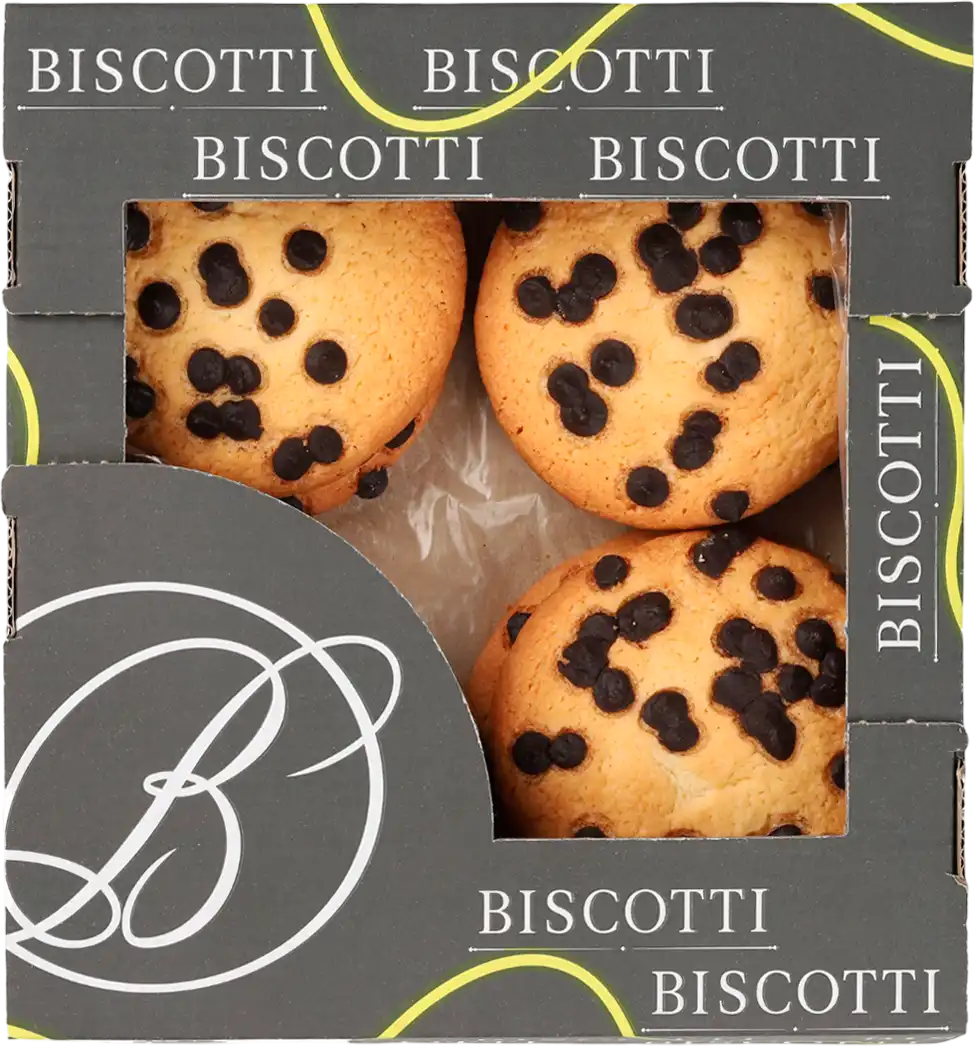 Фото 1 - Печиво Biscotti Американське з дропсами 205 г