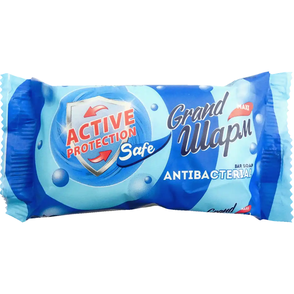 Фото 1 - Мило Grand Шарм Maxi Antibacterial туалетне тверде 100 г