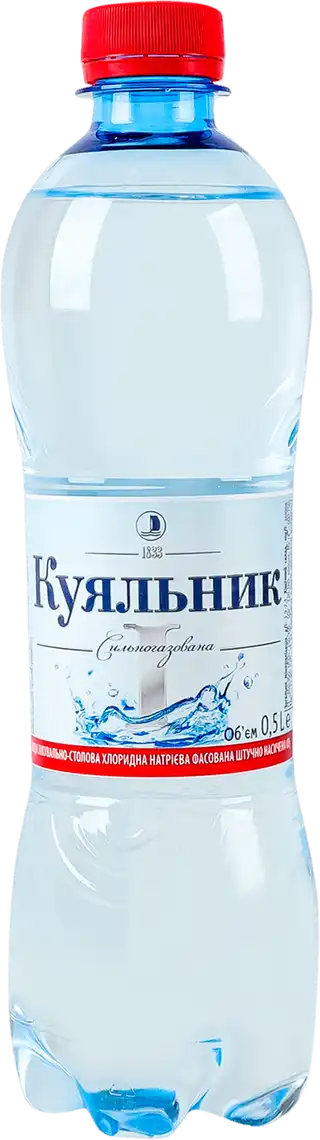 Фото 1 - Вода мінеральна Куяльник-1 лікувальна 0.5 л