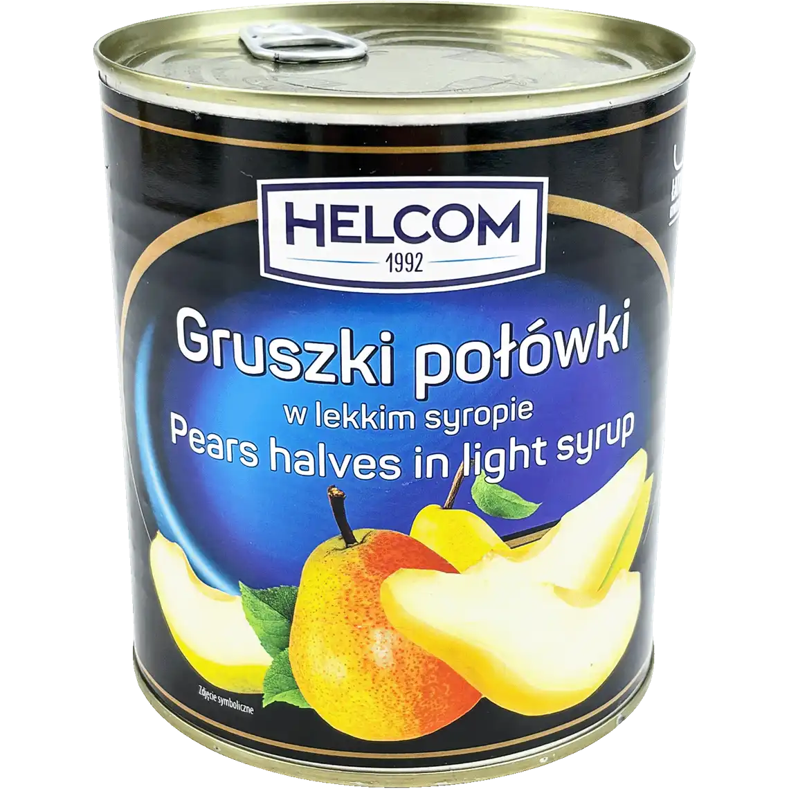 Фото 1 - Груші Helcom половинки в легкому сиропі 850 мл