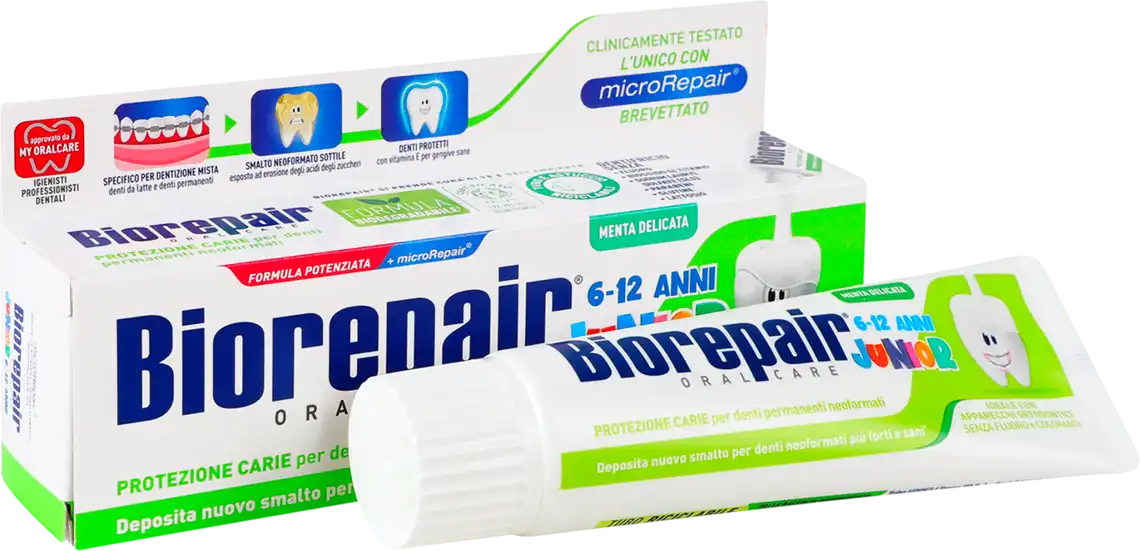 Фото 2 - Зубна паста Biorepair Junior дитяча 75 мл