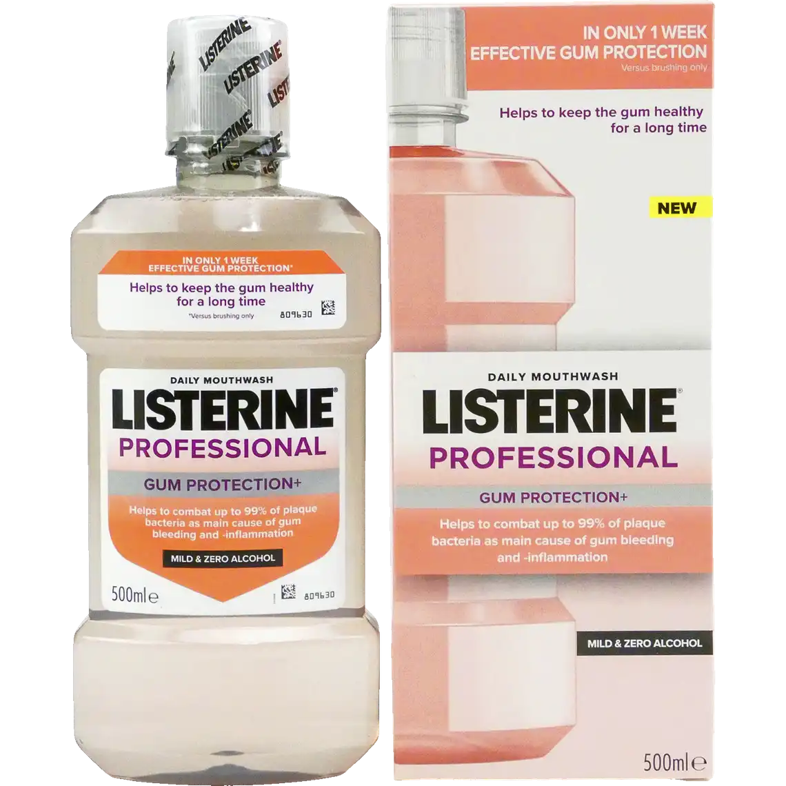 Фото 1 - Ополіскувач порожнини рота Listerine Професійний Захист ясен 500 мл