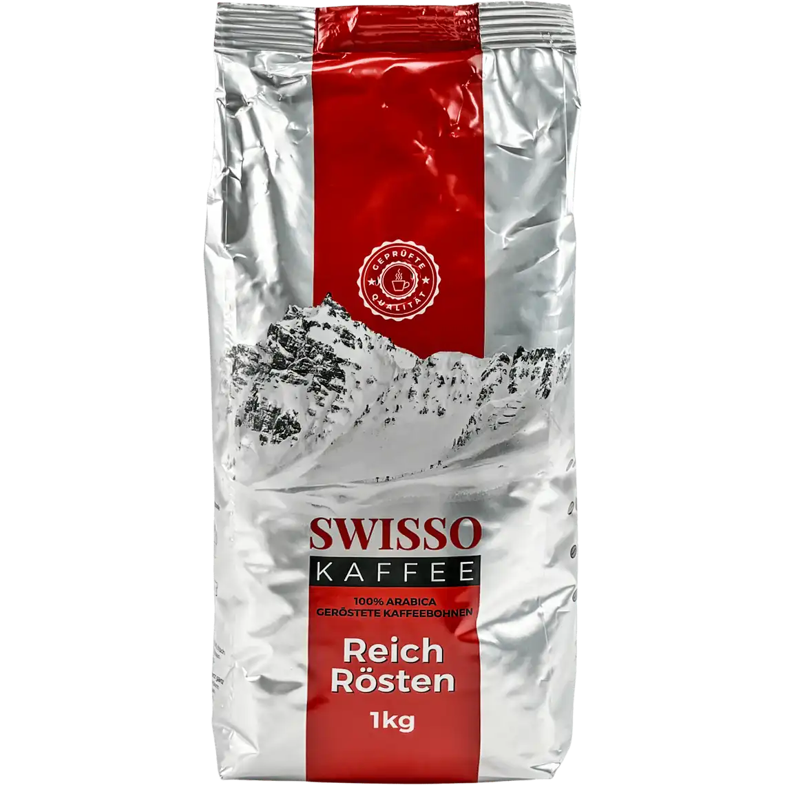 Фото 1 - Кава в зернах Swisso Kaffee Reich Rosten 1 кг