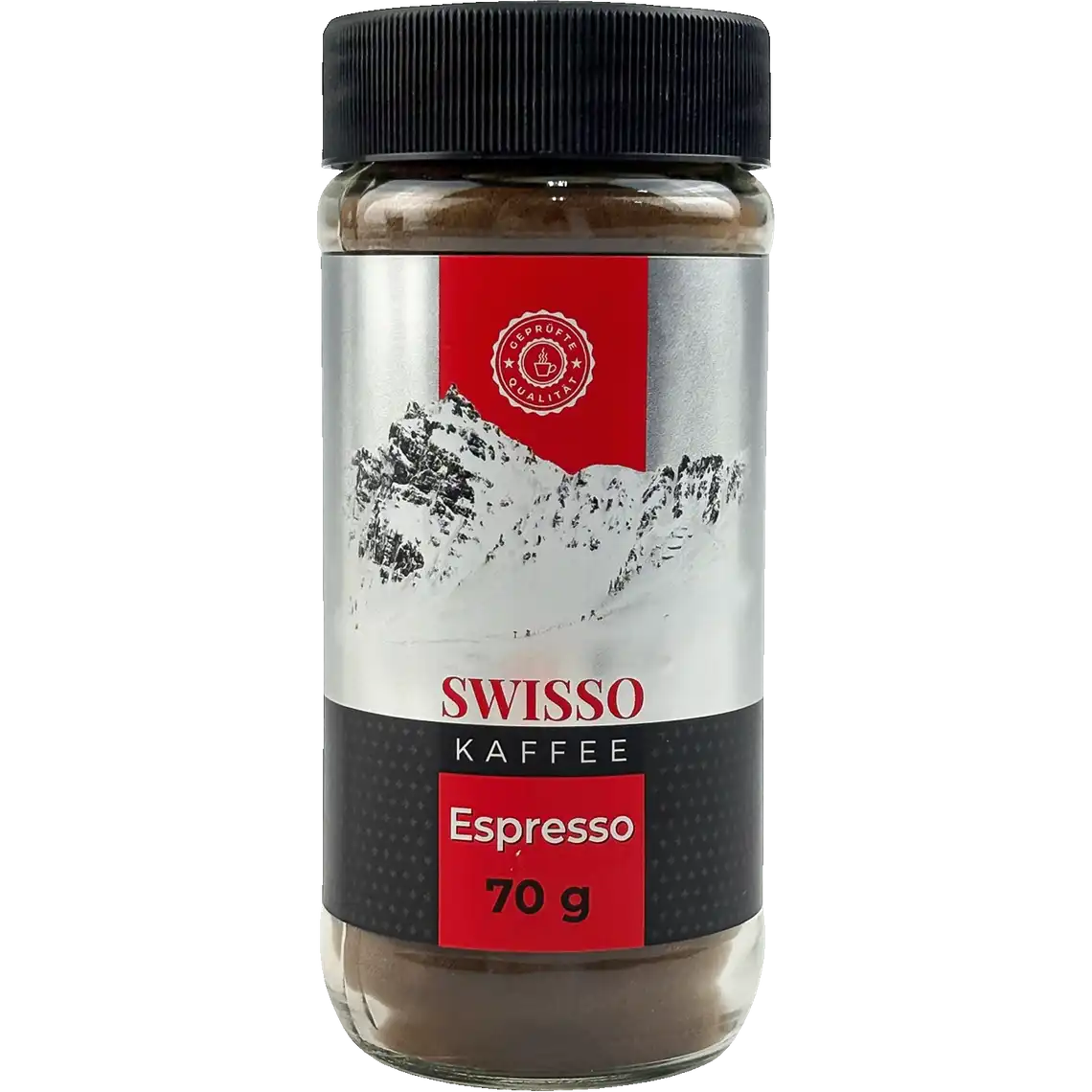Фото 1 - Кава розчинна Swisso Kaffee Еспресо 70 г