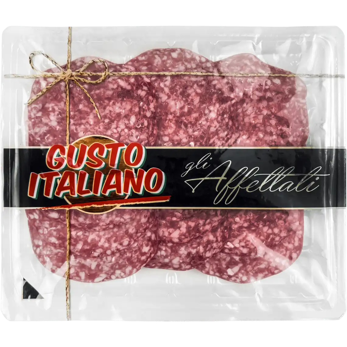 Фото 1 - Ковбаса Gusto Italiano Салямі Мілано нарізка 100 г