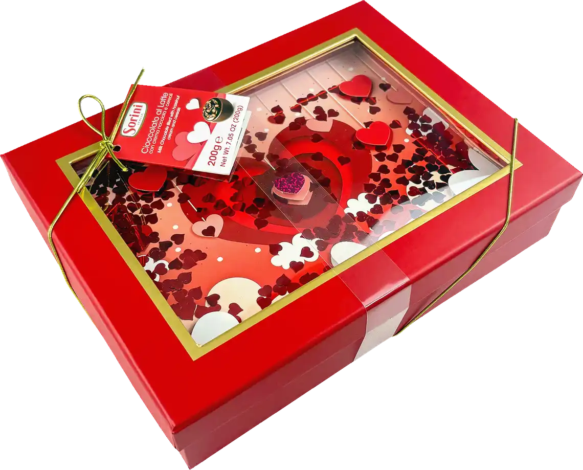 Фото 2 - Цукерки Sorini Love Box шоколадні праліне 200 г