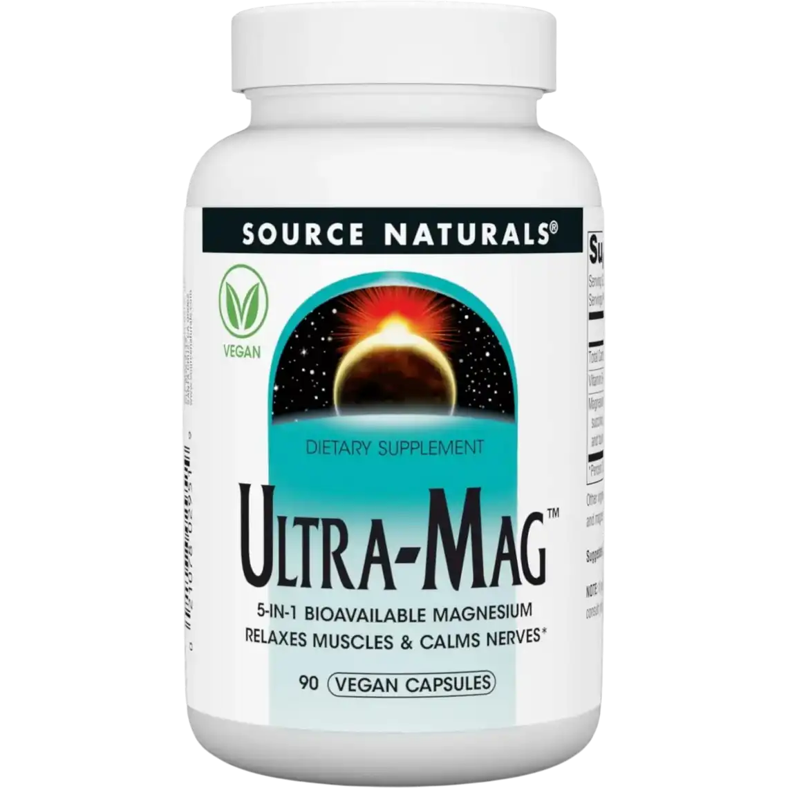 Фото 1 - Комплекс магнію Source Naturals Ultra-Mag 60 шт