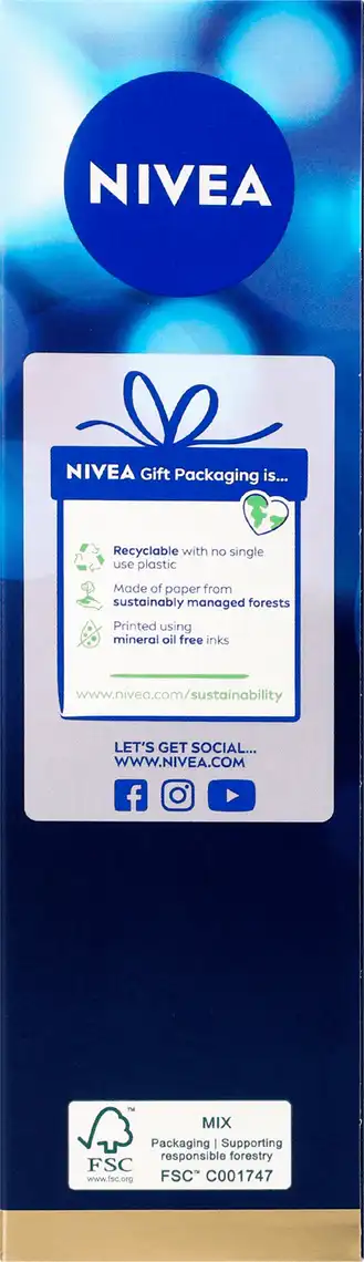 Фото 3 - Набір подарунковий Nivea Restorative Лосьйон для тіла, Крем для рук 3 в 1
