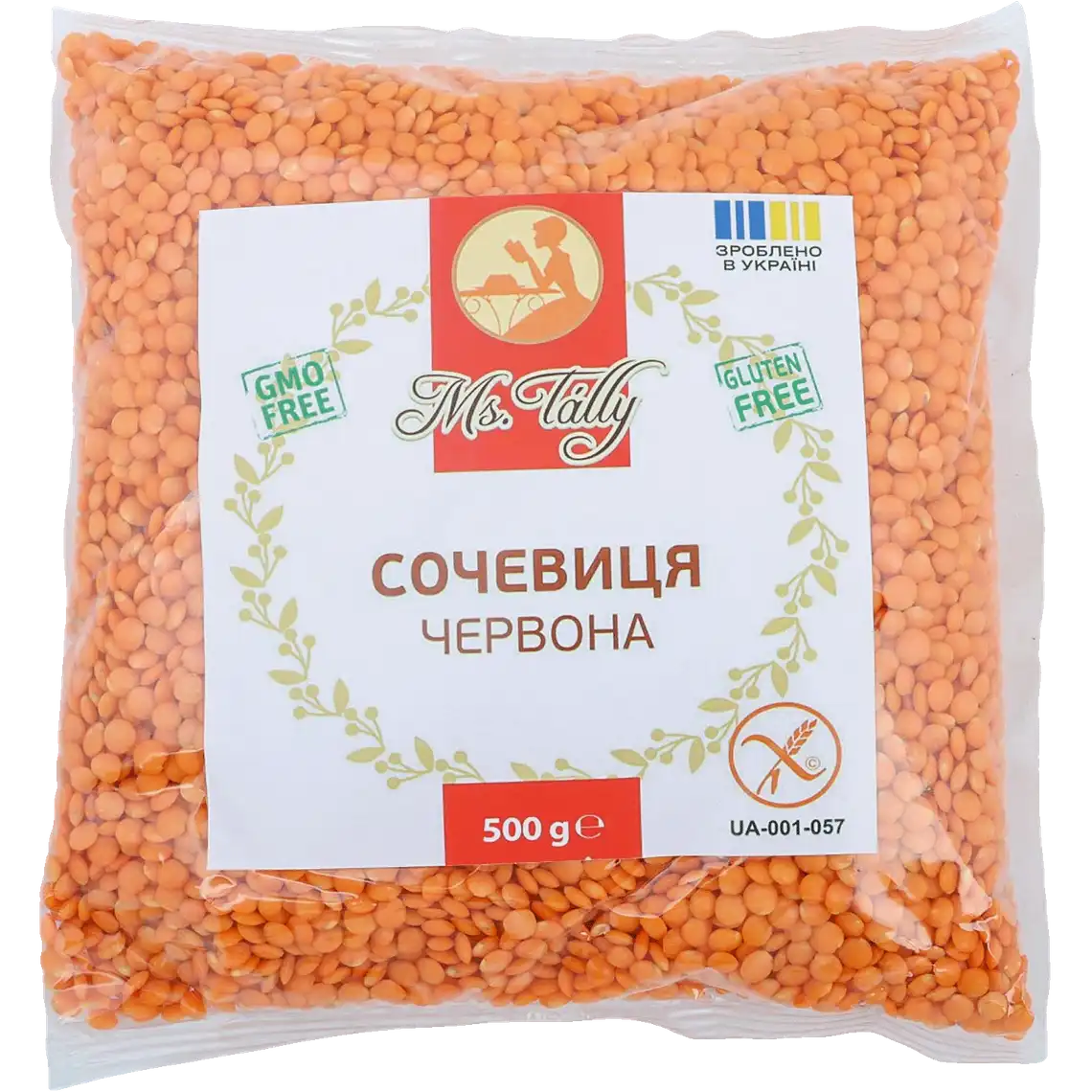 Фото 1 - Сочевиця червона Ms.Tally без глютену 500 г