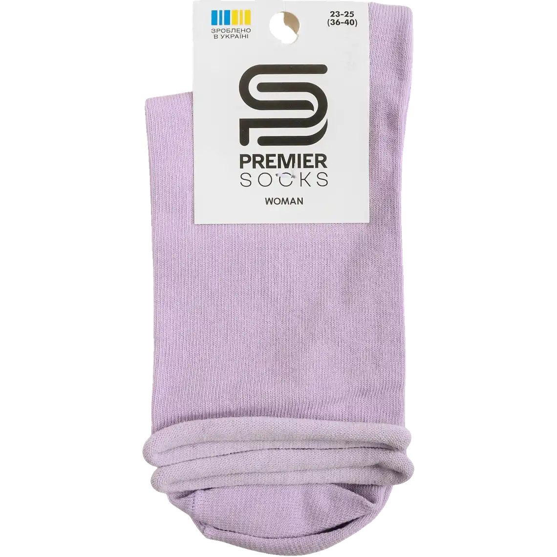 Фото 1 - Шкарпетки Premier Socks 14В35/1бр жіночі без гумки однотонні в асортименті р.23-25