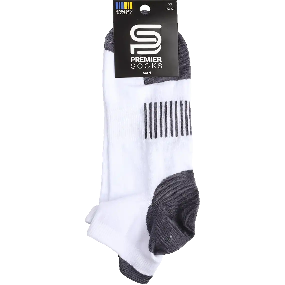Фото 1 - Шкарпетки Premier Socks 558-3Д чоловічі спорт з 3Д бортом в асортименті р.27
