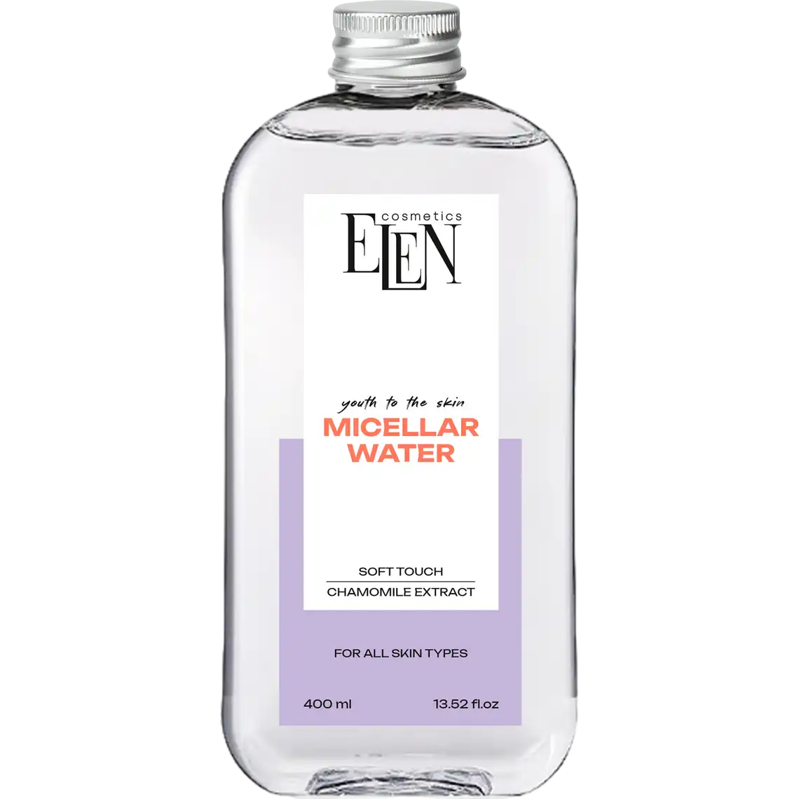 Фото 1 - Міцелярна вода Elen Cosmetics для всіх типів шкіри 400 мл